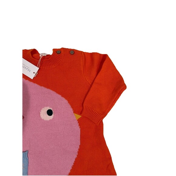 Munich Blue Baby Girl Toddler Infant Child Lot Of 2 Sweater Dresses 18-24 Months - Picture 9 of 10